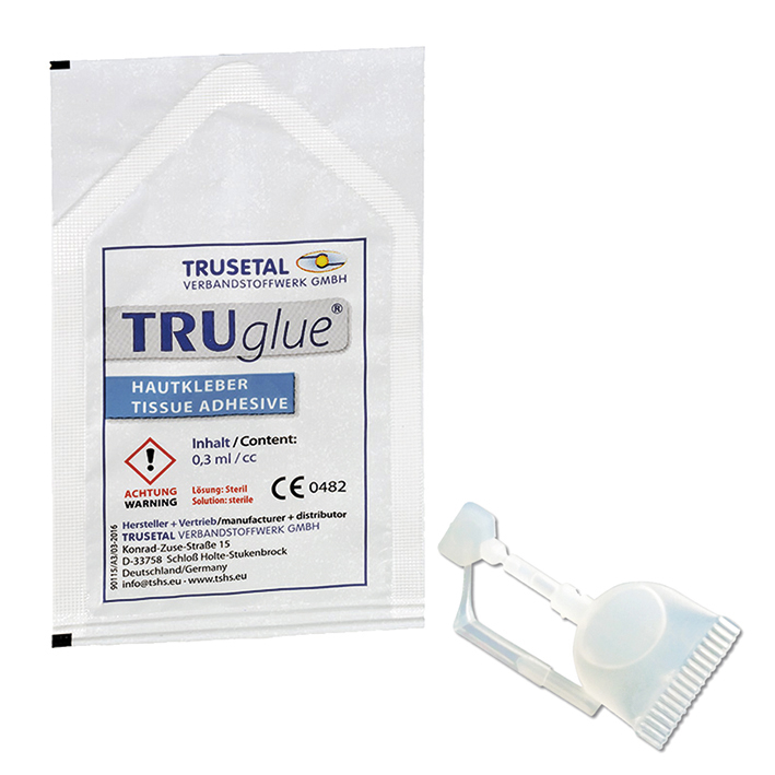 TRUglue Haut- und Wundkleber Single Dosen (5 Dosetten à 0,3 ml)