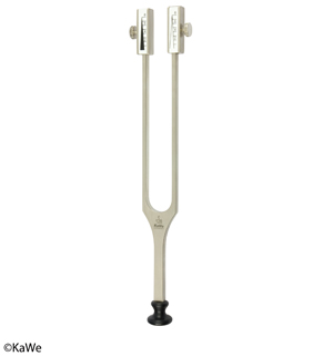 Stimmgabel nach Rydel-Seiffer c128/c64 Hz mit Dämpfer u. Kunststofffuß