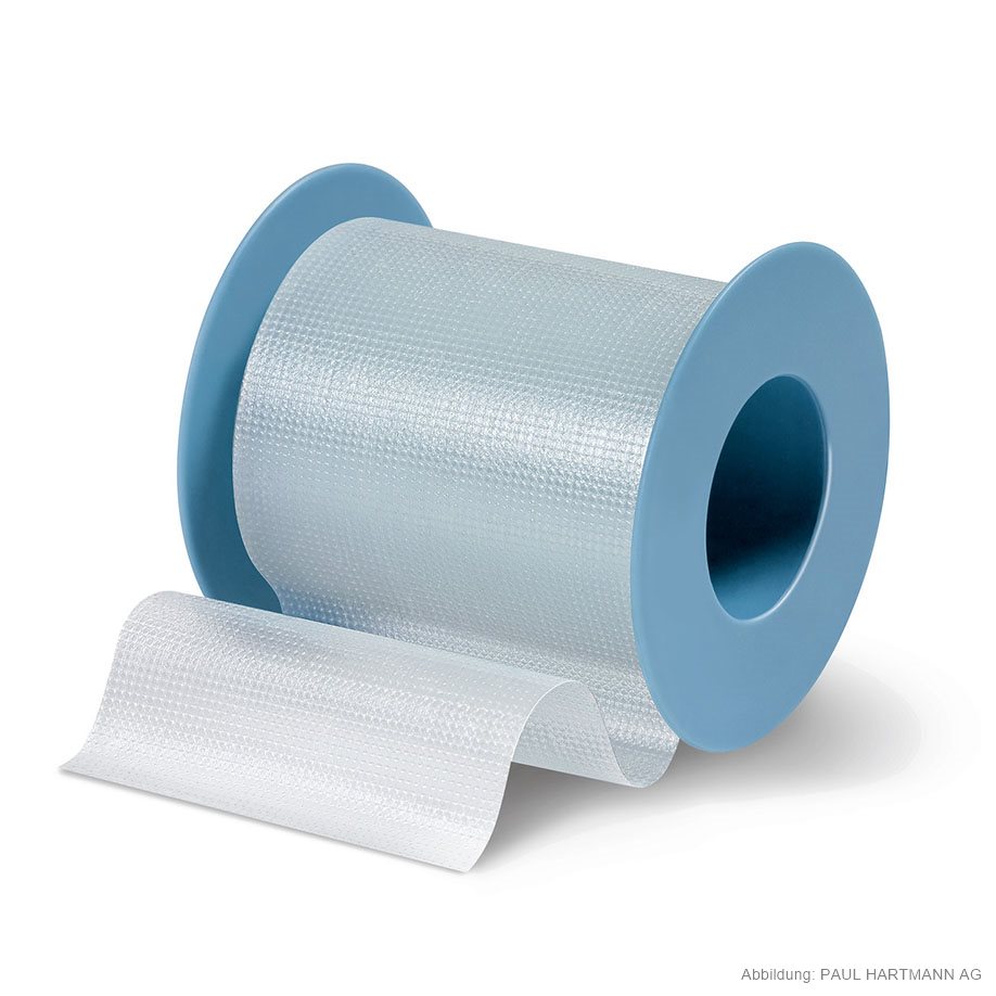 Omnifilm Fixierpflaster 5 m x 5 cm, mit Sprengring