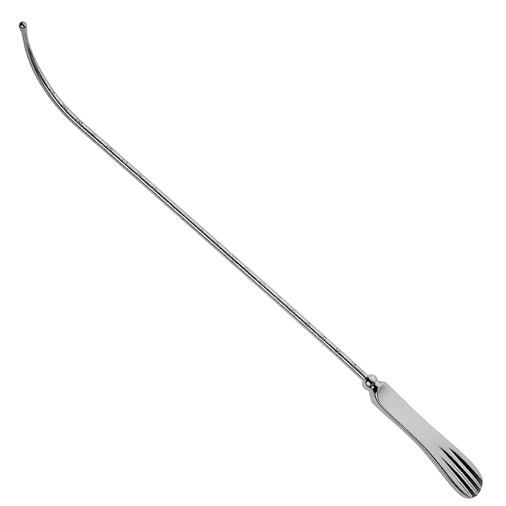 Sims Uterus-Sonde graduiert, starr, 32 cm