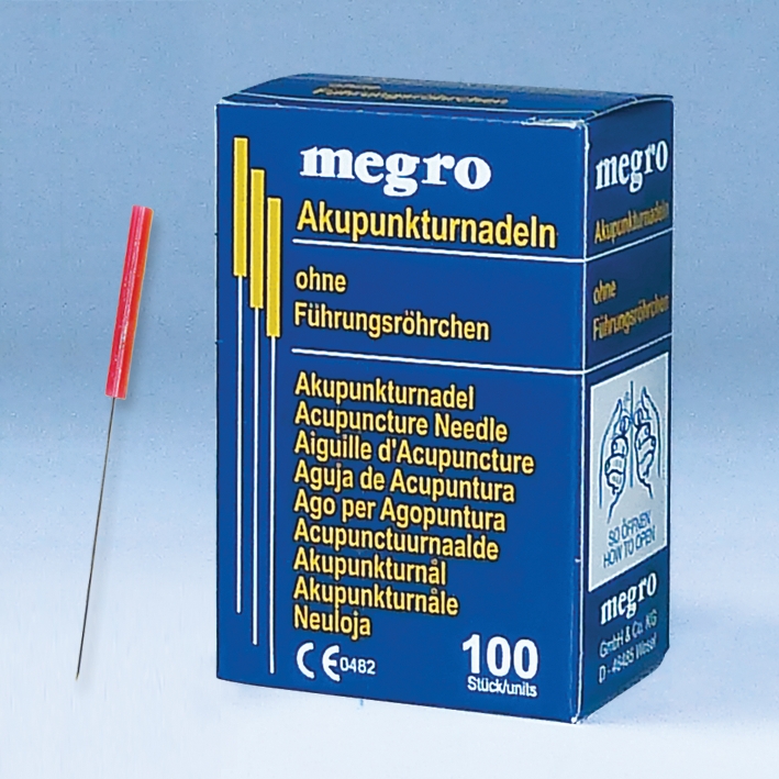 Akupunkturnadeln ratiomed 0,30 x 30 A3 mit Plastikgriff (100 Stck.)