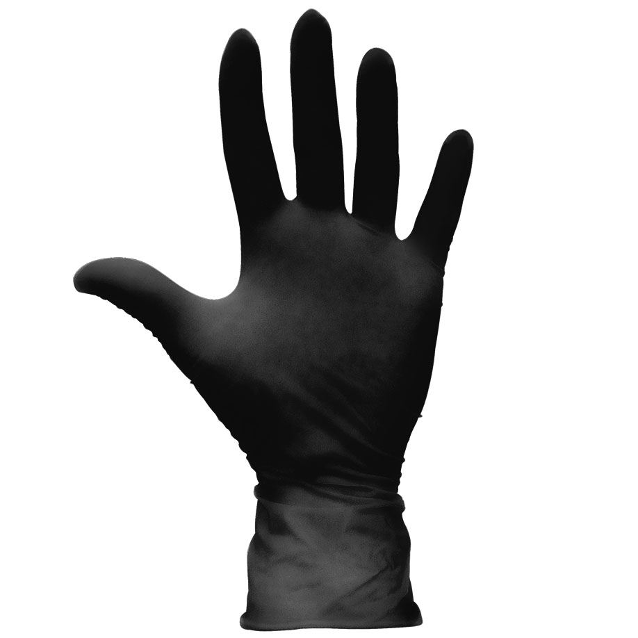 SOFT line Nitril U.-Handschuhe schwarz, Gr. S unsteril puderfrei (100 Stck.)