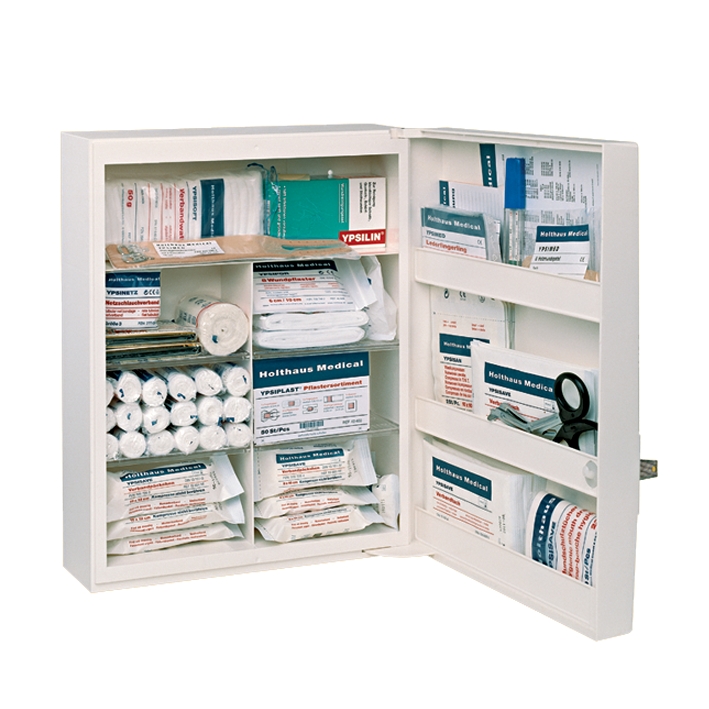 Verbandschrank FAMULUS Kunststoff 35 x 45 x 15 cm, weiß, leer