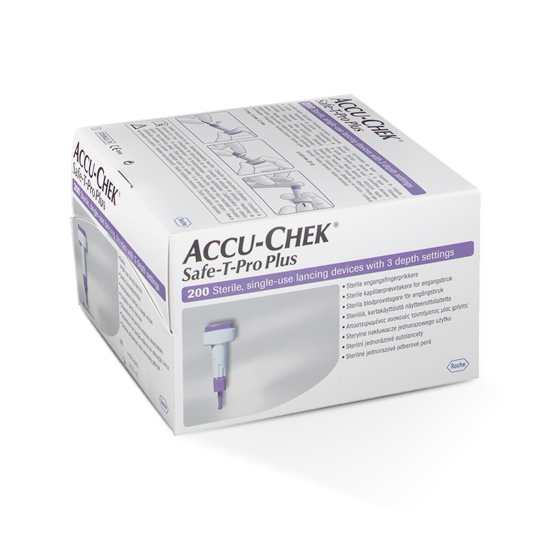 Accu-Chek Safe-T-Pro Plus Einmalstechhilfen, steril (200 Stck.)