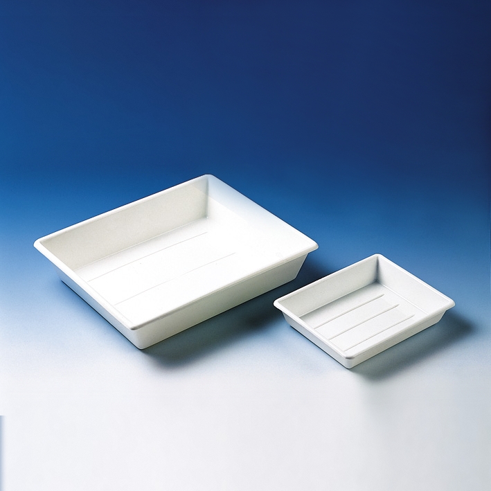 Schale (Fotoschale), PP, weiß, stapelbar 225 x 180 x 45 mm