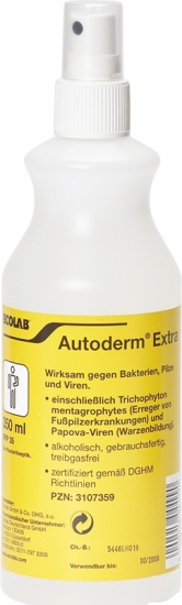 Autoderm Extra 350 ml Hautantiseptik