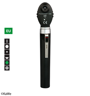 KaWe PICCOLIGHT E56 Ophthalmoskop 2,5 V night, XH, Griff AA, 6 Blenden