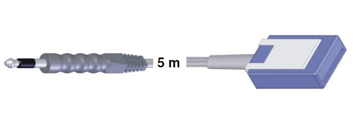 Neutral Ansk., ERBE, AES, Martin, Berchtold -> E.-Elektrode, 5,0 mtr.
