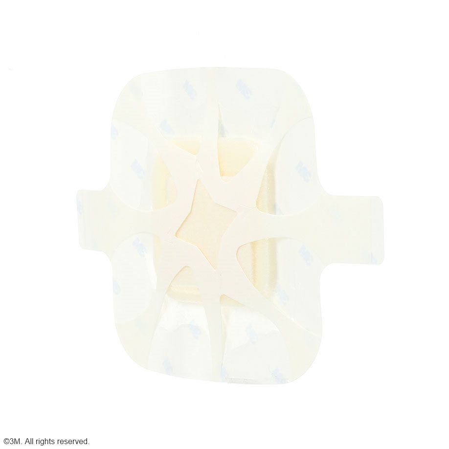 3M Tegaderm Foam Adhesive Schaumverband quadratisch, 8,8 x 8,8 cm (10 Stck.) mit Kleberand