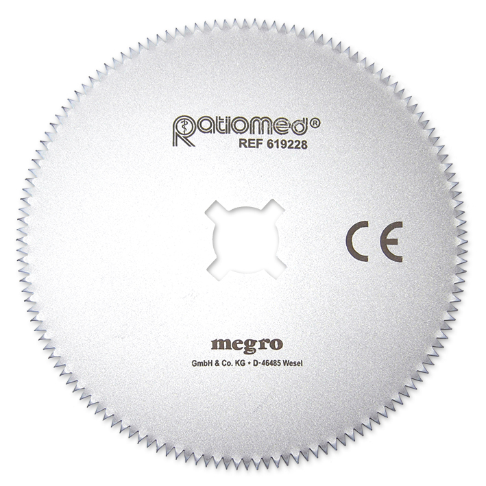Sägeblatt ratiomed gehärtet 65 mm für Gipssäge MEG 619220