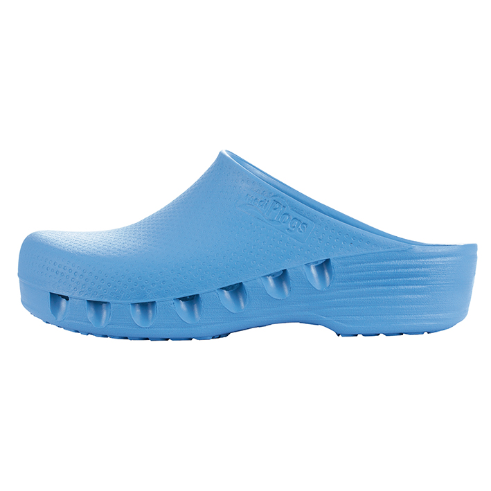 mediPlogs OP-Schuhe ohne Fersenriemen hellblau, Gr. 40