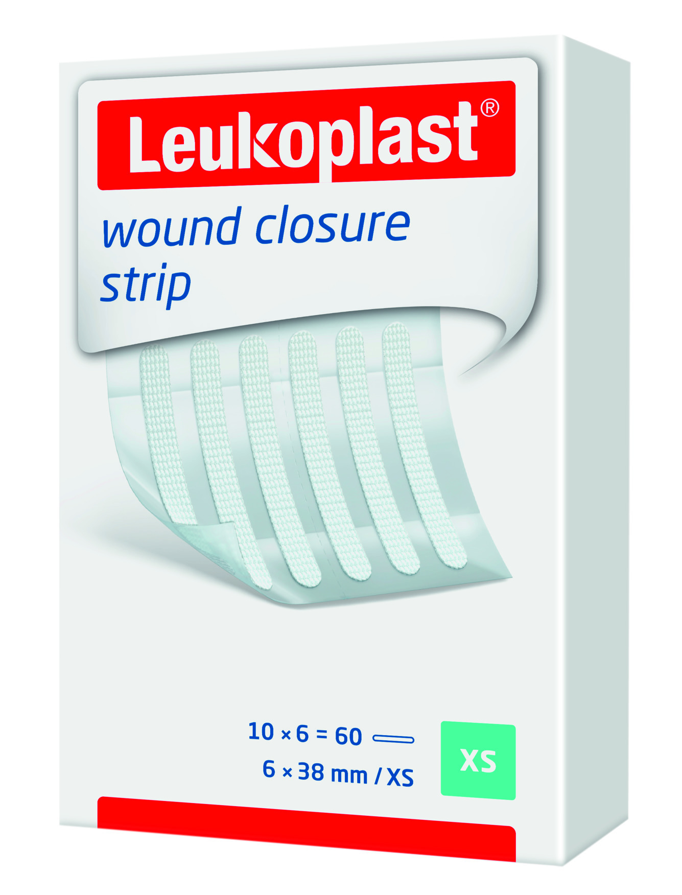 Leukoplast wound closure Strip  6 x 38 mm weiß (10 x 6 Strips)