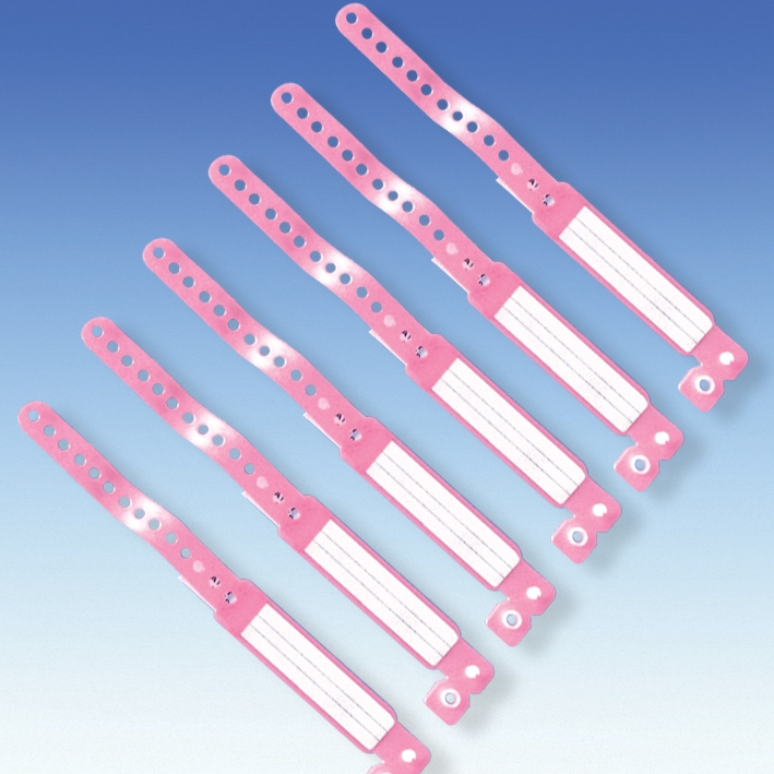 wiroTINY IDENT Kinder Patientennamensbänder rosa (250 Stck.)