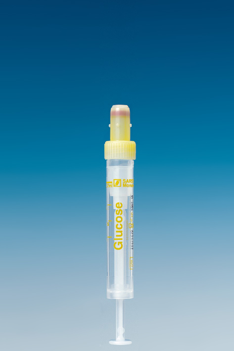 S-Monovetten 2,7 ml, 66 x 11 mm, Fluorid EDTA/Glucose, steril (50 Stck.) transparentes Kunststoffetikett