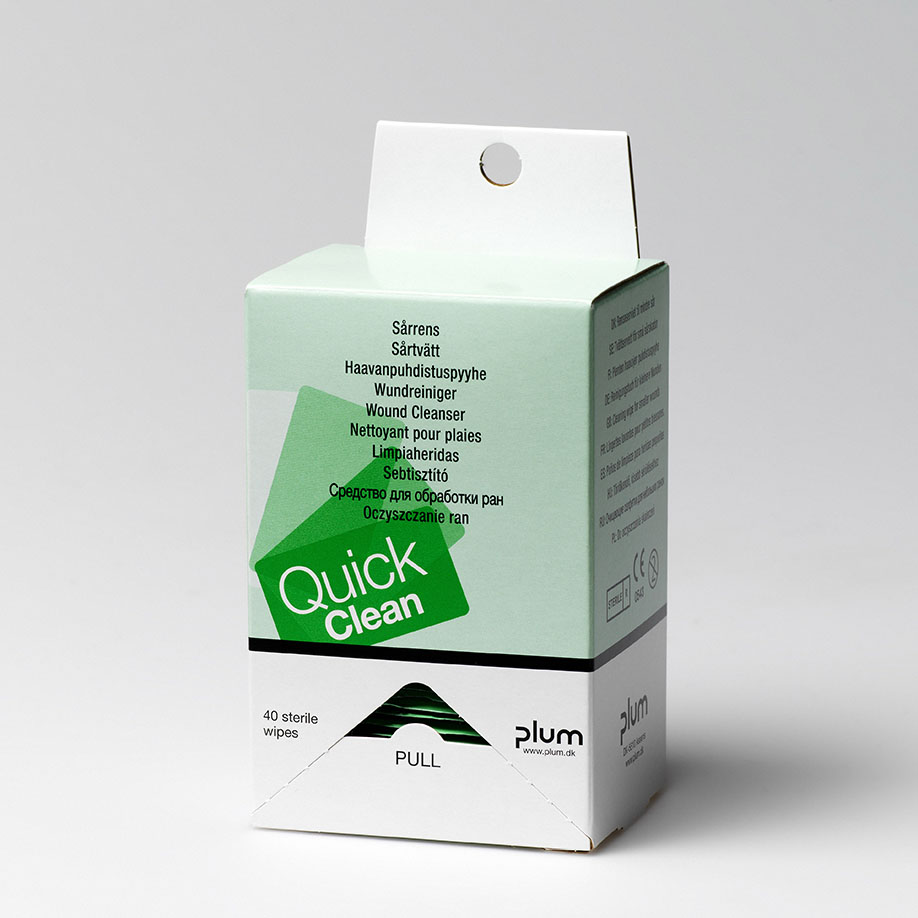 QuickClean Wundreinigungstücher (40 Stck.)