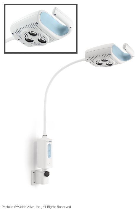 GS 600 LED-Untersuchungs- und, Behandlungsleuchte, mit Tisch-/Wandbefestigung