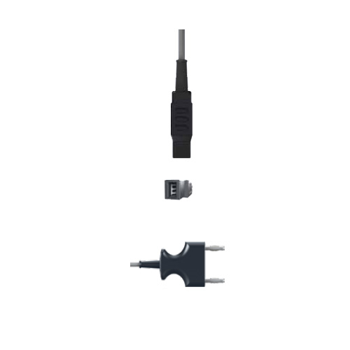 Bipolares HF-Kabel Valleylab, 2-Pin International Flachstecker gerade, eckig L = 3 m