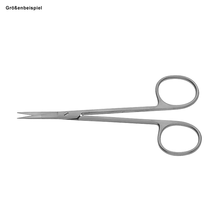 Iris Schere gerade, spitz/spitz 10,5 cm für Linkshänder