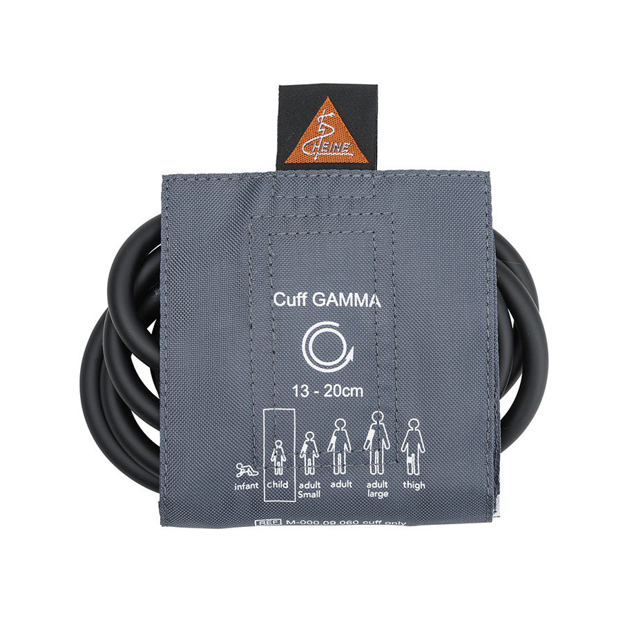 Klettenmanschette komplett, 2-Schlauch, Kinder, 10 x 34 cm für GAMMA XXL LF Blutdruckmessgerät
