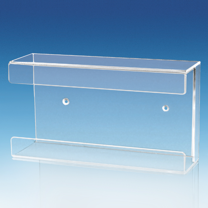 Handschuhbox-Halterung ratiomed, aus Plexiglas/Acryl, transparent