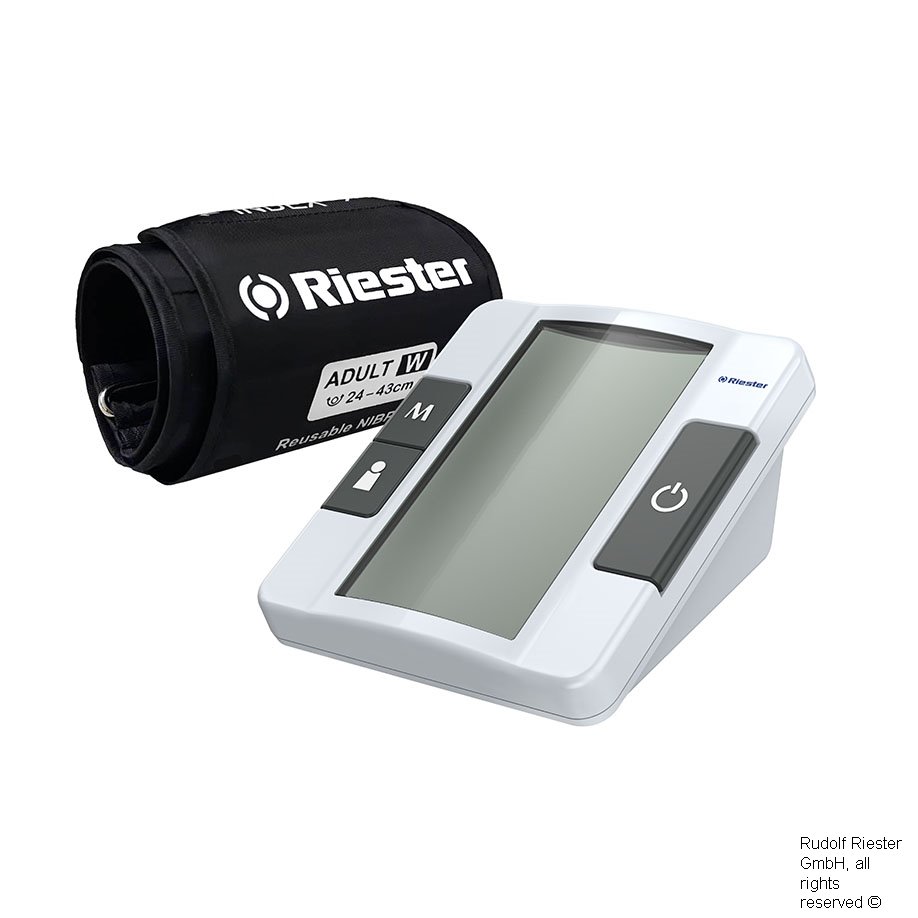 ri-champion smartPRO vollautomatisches Oberarmblutdruckmessgerät, 1-Schlauch,