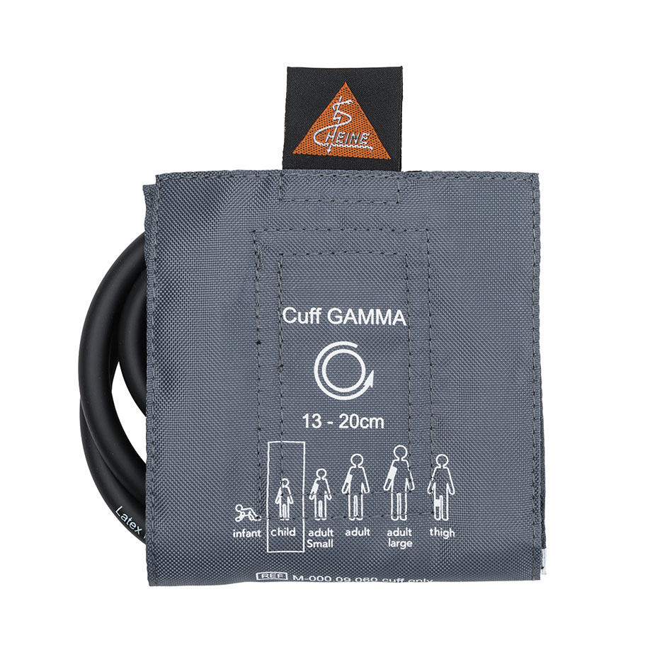Klettenmanschette komplett, 1-Schlauch, Kinder, 10 x 34 cm für GAMMA G7/G5/GP Blutdruckmessgerät