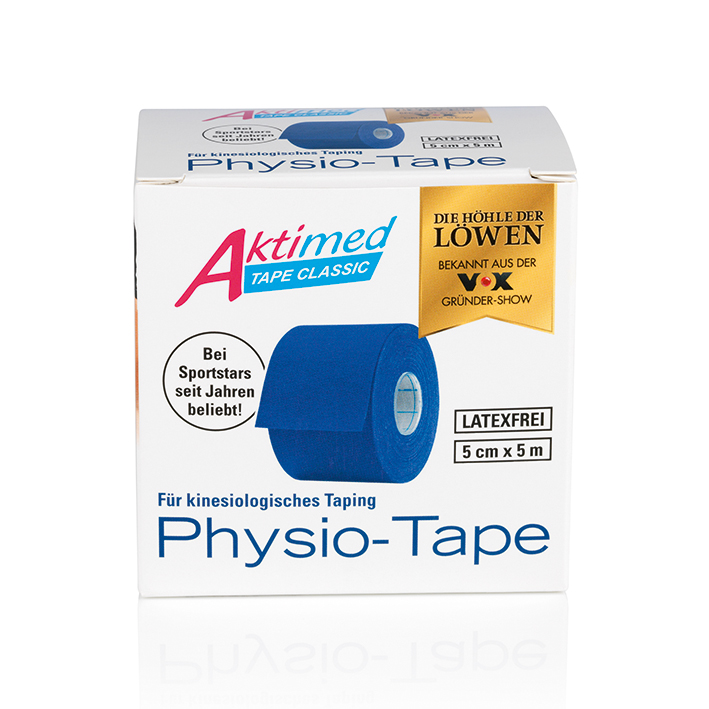 Aktimed TAPE CLASSIC 5 cm x 5 m, dunkelblau, Kinesiologie-Tape (1 Rl.)