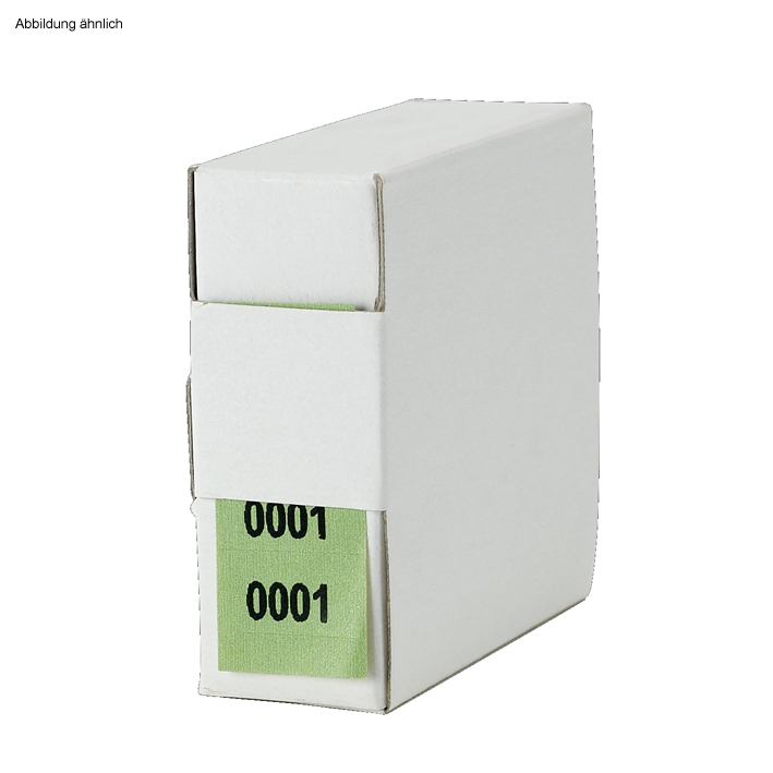 Archiv-Nummern, doppelt 9001 - 10000, grün