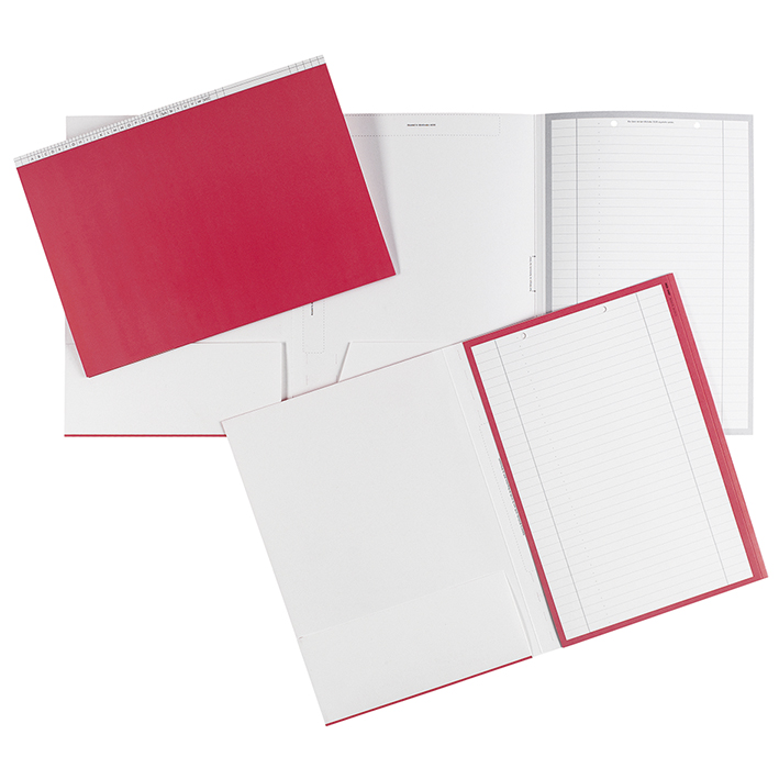 Karteimappen DIN A4 quer rot für alle Fachrichtungen (100 Stck.)