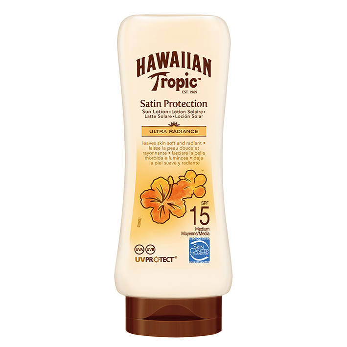 Hawaiian Tropic Satin Protection Sun Lotion 180 ml mit LSF 15