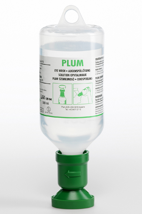 Plum Wound and Eyewash 500 ml (0,9 % Natriumchloridlösung)