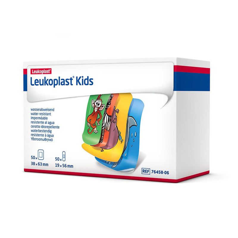 Leukoplast Kids, Mischpackung mit 2 Pflastergrößen (100 Stck.)