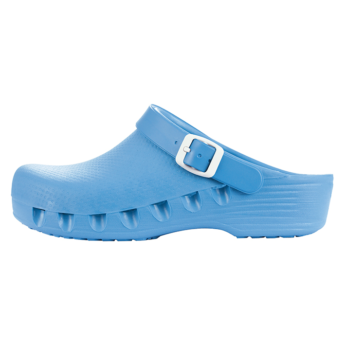 mediPlogs OP-Schuhe mit Fersenriemen hellblau, Gr. 38