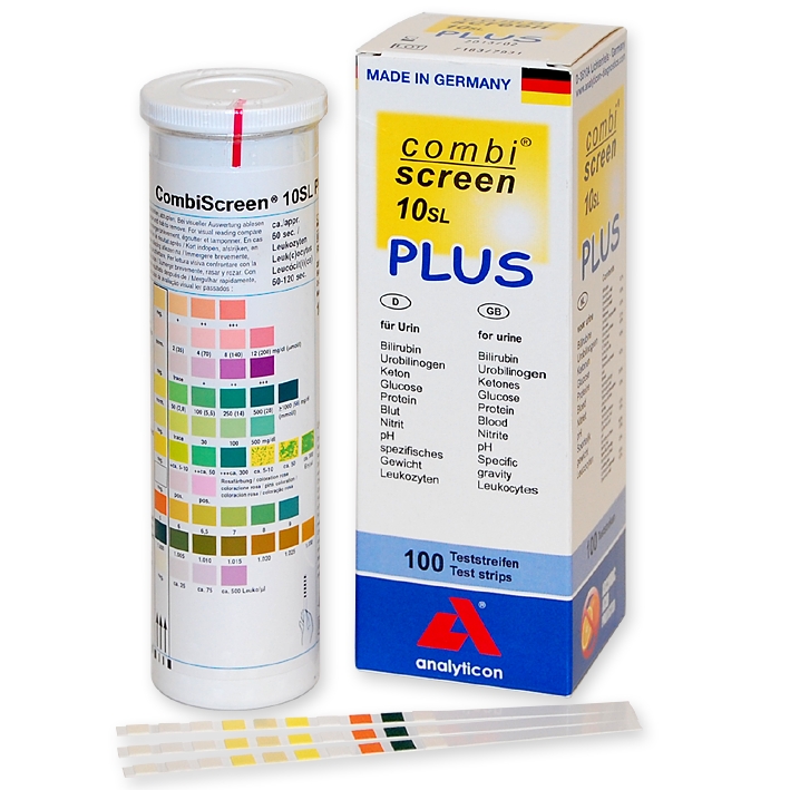 CombiScreen 10 SL PLUS Harnteststreifen (100 T.)