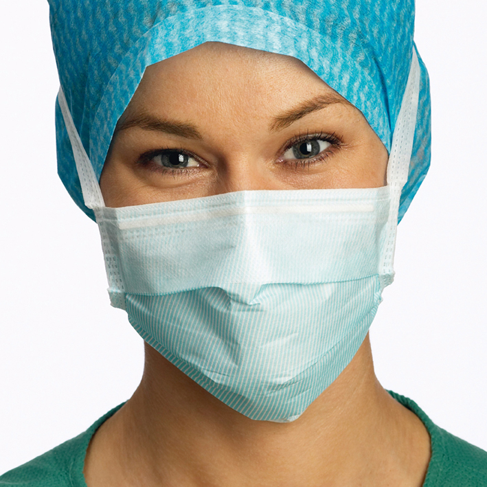 Barrier Surgine II OP-Maske Anti-Fog, hypoallergen, blau (60 Stck.)