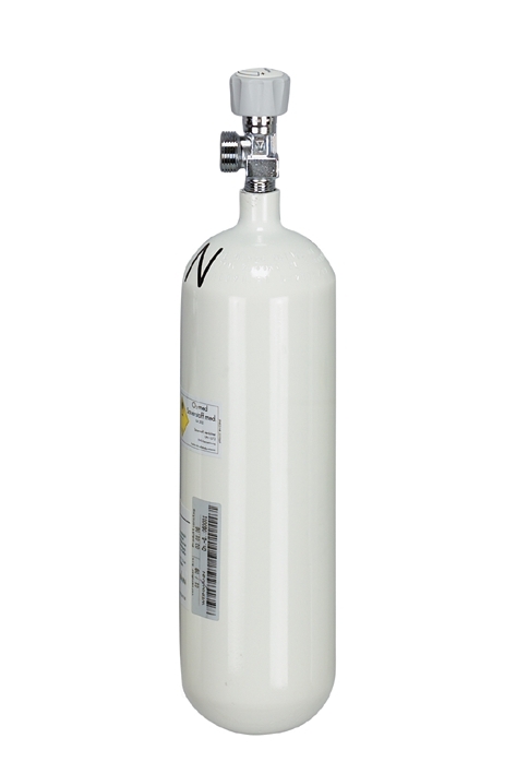 Sauerstoff-Flasche, leer 2,0 Ltr., G 3/4, 200 bar