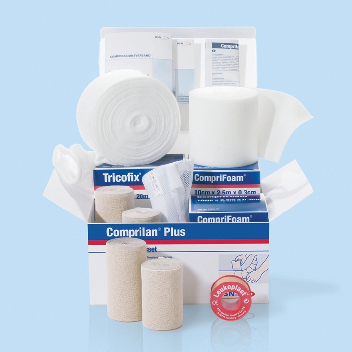 Comprilan Plus Komplettset zur Mehrfachanwendung, Kompressionstherapie