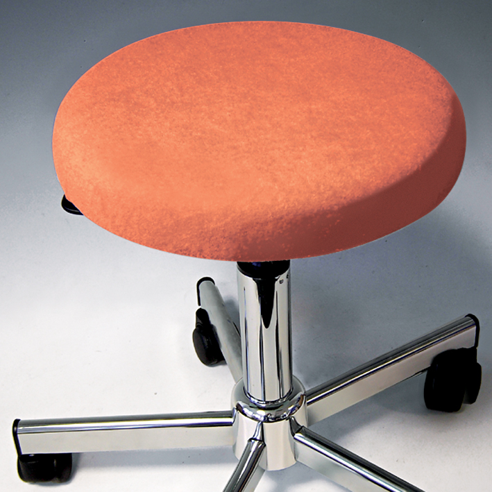 Hockerbezug Frottee terra für Hocker 40 bis 45 cm Ø