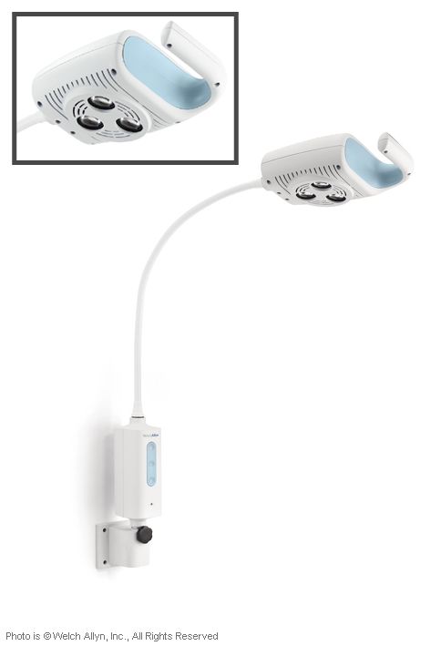GS 600 LED-Untersuchungs- und Behandlungsleuchte mit Tisch-/Wandbefestigung
