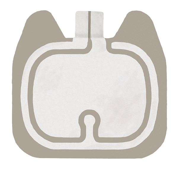 Einmal-Neutralelektroden compact, steril geteilt, 90 cm², ohne Kabel (100 Stck.)