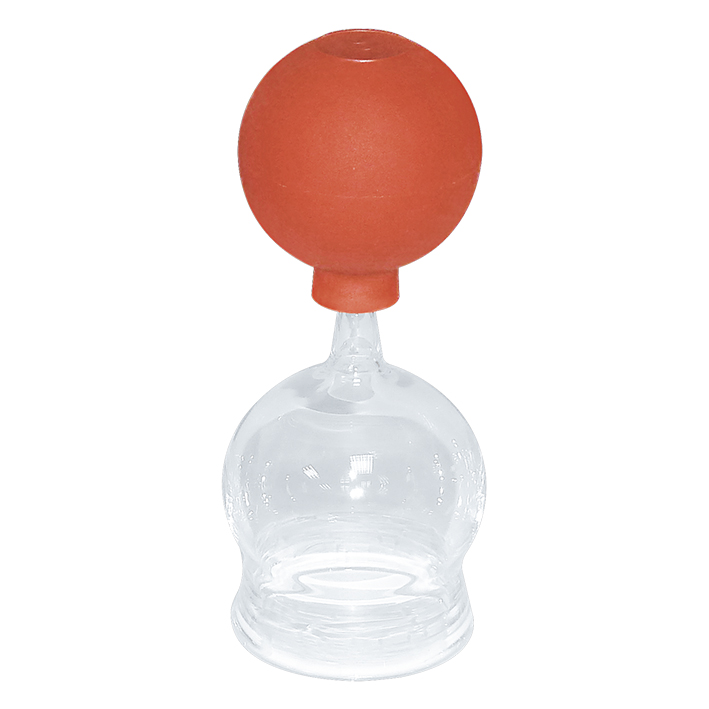 Schröpfkopf mit Olive und Ball, 5,0 cm Ø, mundgeblasen, CE