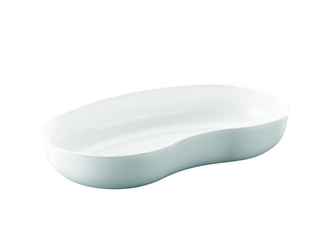 Nierenschale aus PP, weiß, 260 x 137 x 40 mm