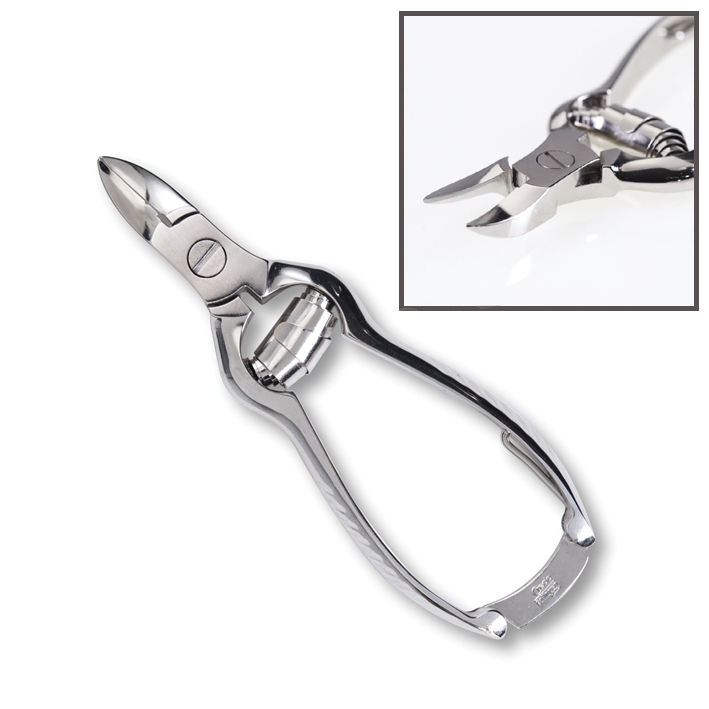Credo Nagelzange mit Pufferfeder 12 cm vernickelt - Blisterverpackung