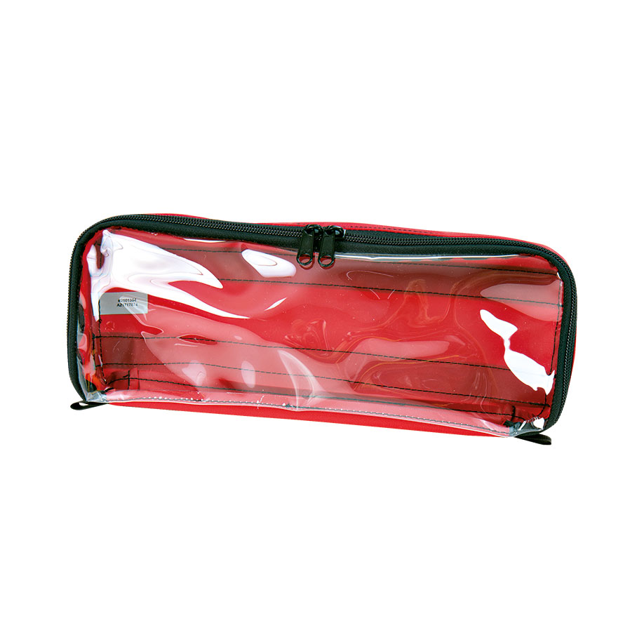 Modultasche rot für Rucksack groß 32 x 12 x 5 cm