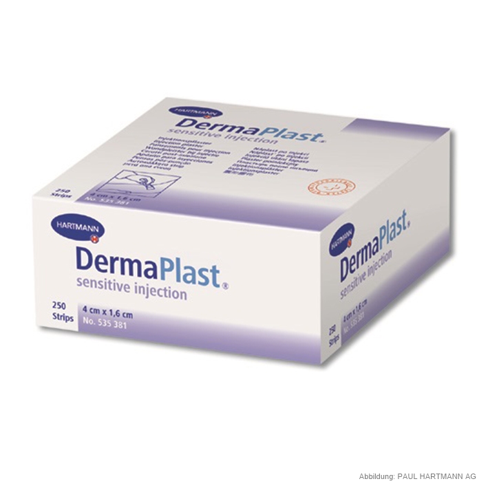 DermaPlast Soft Injection Injektionspflaster 4 x 1,6 cm (250Stck.)