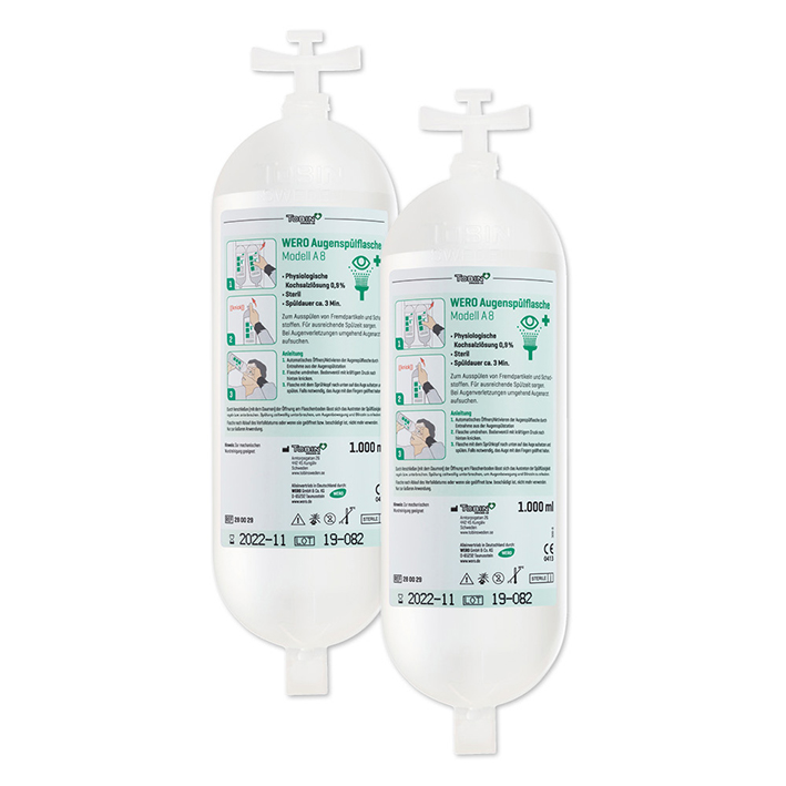 wero-Augenspülflasche Modell A8 steril (2 x 1000 ml)