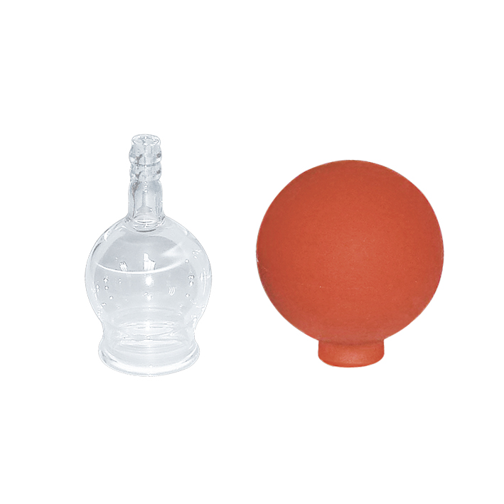 Schröpfkopf mit Olive und Ball, 2,5 cm Ø, mundgeblasen, CE