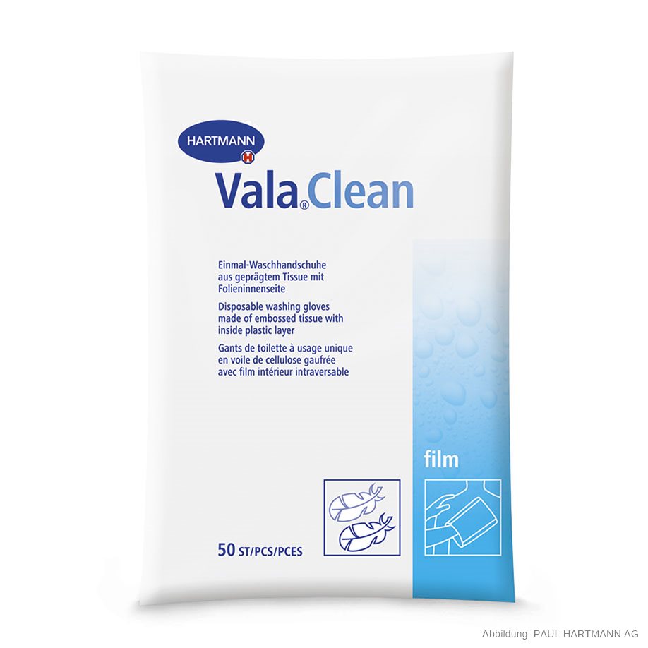 ValaClean film Einmal-Waschhandschuhe (50 Stck.)