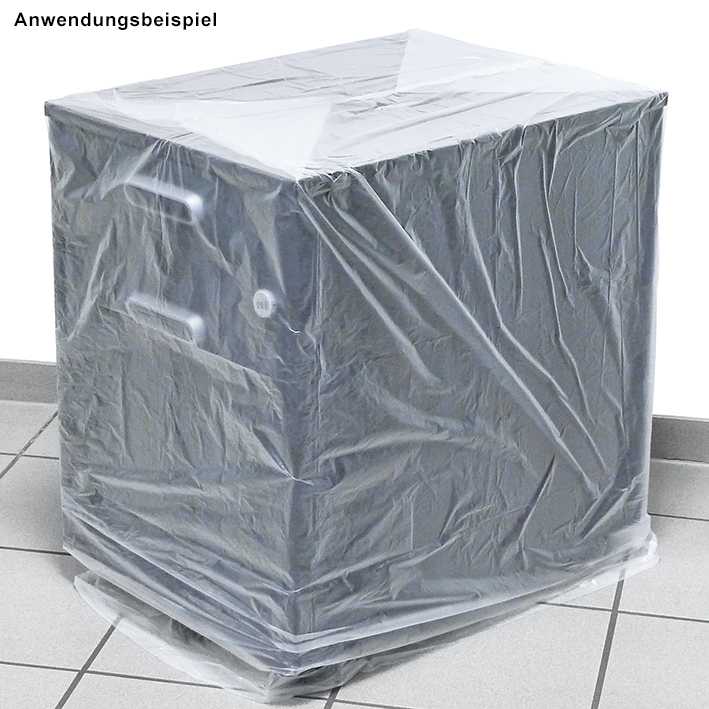 Abdeckhauben aus HDPE 600+500 x 1000 x 0,01 mm (200 Stck.)