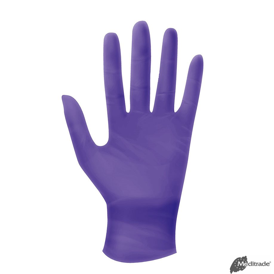 Nitril Viola U.-Handschuhe PF, latexfrei unsteril, Gr. XL (100 Stck.)